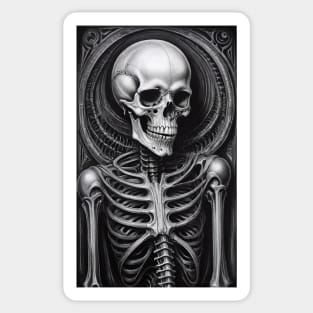 Twisted Skeleton 8 Sticker